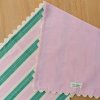 BISCUIT bavlněný běhoun na stůl / Green Pink