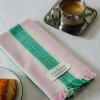 striped nakins green pink tarta gelatina 02