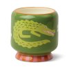 paddywax a dopo crocodile ceramic candle prickly pear 1