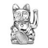 donkey products lucky cat shiny silver
