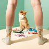 coucou suzette shiba dog patterned cotton socks 2