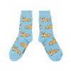 coucou suzette corgi dog patterned socks 1