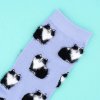 coucou suzette black and white cat socks 5