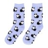 coucou suzette black and white cat socks 1