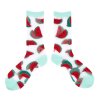 coucou suzette watermelon sheer socks 1
