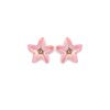 nach bijoux j1059 pink lily mini stud earrings