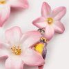 nach bijoux j1021 double pink lily earrings 1
