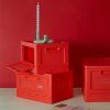 studio about box red storage large 6