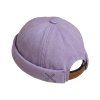 beton cire miki docker hat purple denim washed