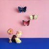 studioroof wall decoration blue diadem butterfly mood