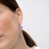 nach bijoux j1005 mini hoop earring violet 1