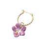nach bijoux j1005 mini hoop earring violet