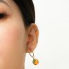nach bijoux j1080 mini hoop earring orange 3