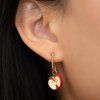nach bijoux j1081 mini hoop earring apple 1