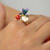 nach bijoux bb248 titmouse flower and strawberry ring 1