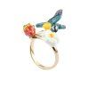 nach bijoux bb248 titmouse flower and strawberry ring