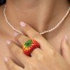 nach bijoux b 166 strawberry ring 6