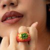 nach bijoux b 166 strawberry ring 7