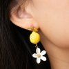LEMON & BLOSSOM visací náušnice