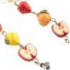 nach bijoux j1071 flower fruit and bee dangle earrings 3