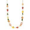 nach bijoux u375 fruit and flower beaded necklace