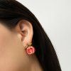 nach bijoux j1069 tomato stud earrings 4