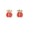 nach bijoux j1069 tomato stud earrings