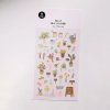 suatelier daily deco stickers samolepky 1142 flower cafe packaging