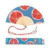 fisura hand folding fan pomegranate ac1203