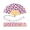fisura hand folding fan dachshund ac1729