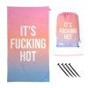 fisura beach towel it is fucking hot gradient abe2510659