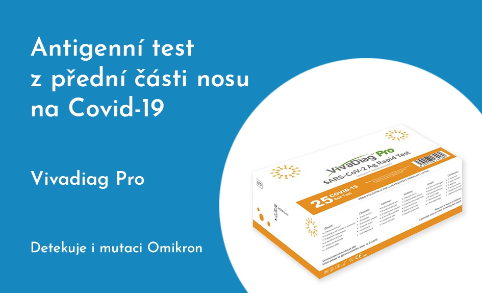 VivaDiag Pro antigenní testy do domácnosti
