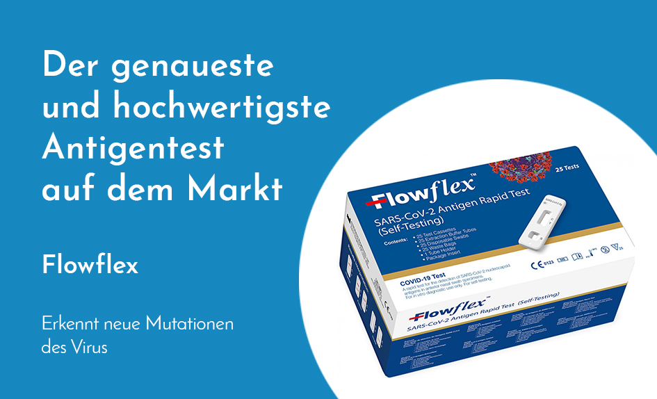 Flowflex der genaueste und hochwertigste Antigentest auf dem Markt