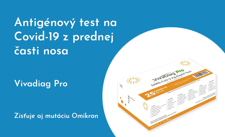 VivaDiag Pro antigénové testy do domácnosti