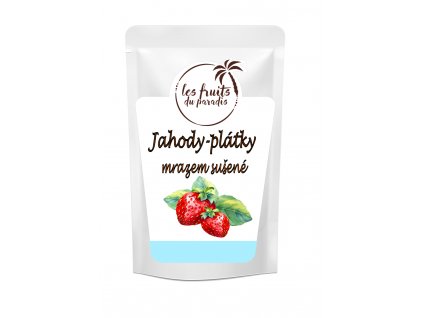 Jahody plátky sušené mrazem 100g