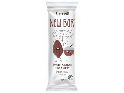 New Bar tvaroh kakao 28 g CEREA