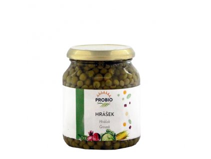 Hrášek sterilovaný BIO 350 g PROBIO