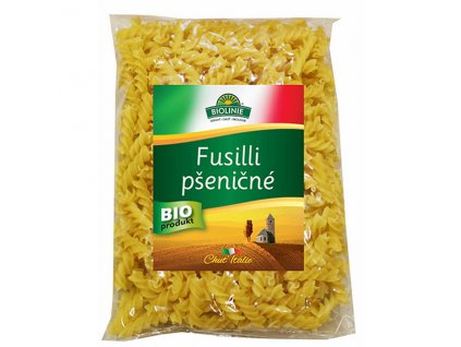 Fusilli pšeničné bílé 500 g BIOLINIE