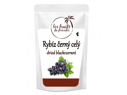 Černý rybíz sušený celý 500 g LES FRUITS DU PARADIS