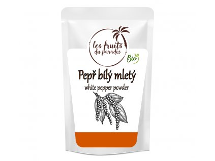 Pepř bílý mletý Bio 125g Sri Lanka