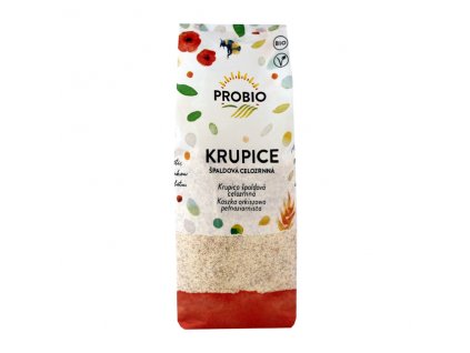 Krupice špaldová celozrnná BIO 400 g PROBIO