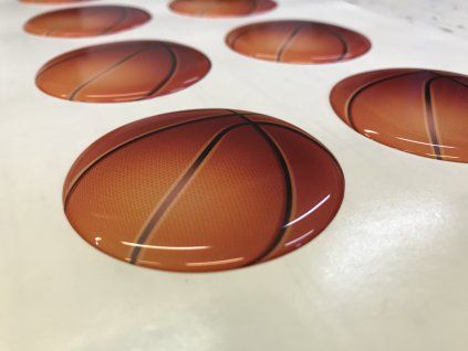 3D SAMOLEPKA - MÍČ - BASKETBAL