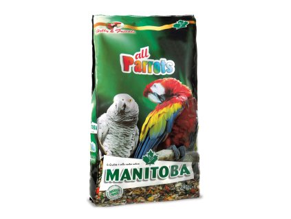 Manitoba All Parrots 2 kg – prémiová směs pro velké papoušky