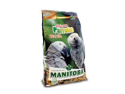 Manitoba African Parrots 2 kg – prémiová směs pro africké papoušky  Manitoba African Parrots