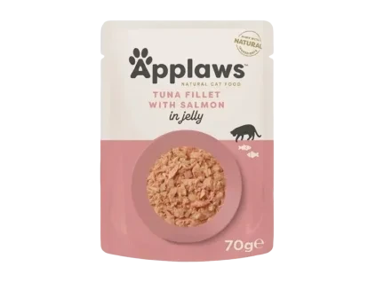 Kapsička Applaws cat tuňák a losos v želé 70g