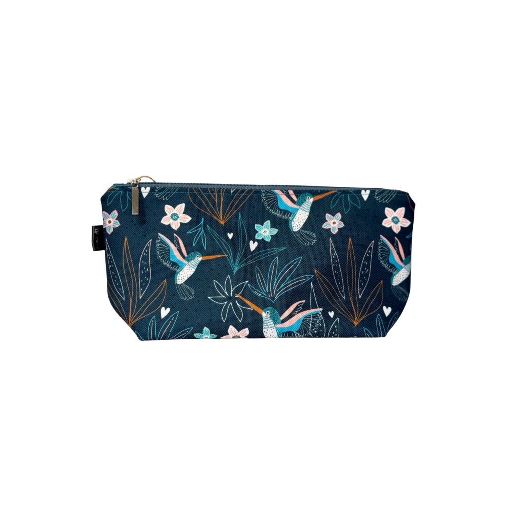Kosmetická taštička vel. M - kolibříci