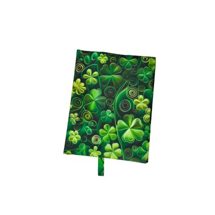 Nastavitelný obal na knihu - čtyřlístky