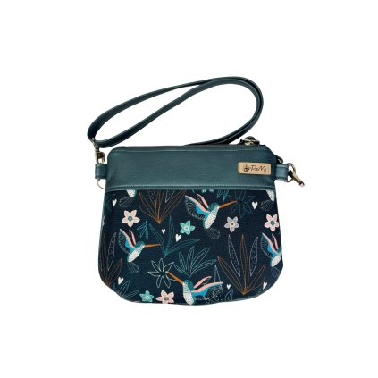 Malá crossbody kabelka - kolibříci