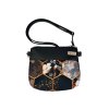 Malá crossbody kabelka - květy na hexagonech