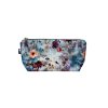 Kosmetická taštička vel. M - květy na světle modré